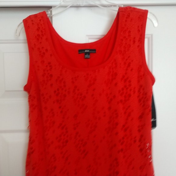 R&K Orange Lace Maxi Dress 1 - Picture 2 of 2